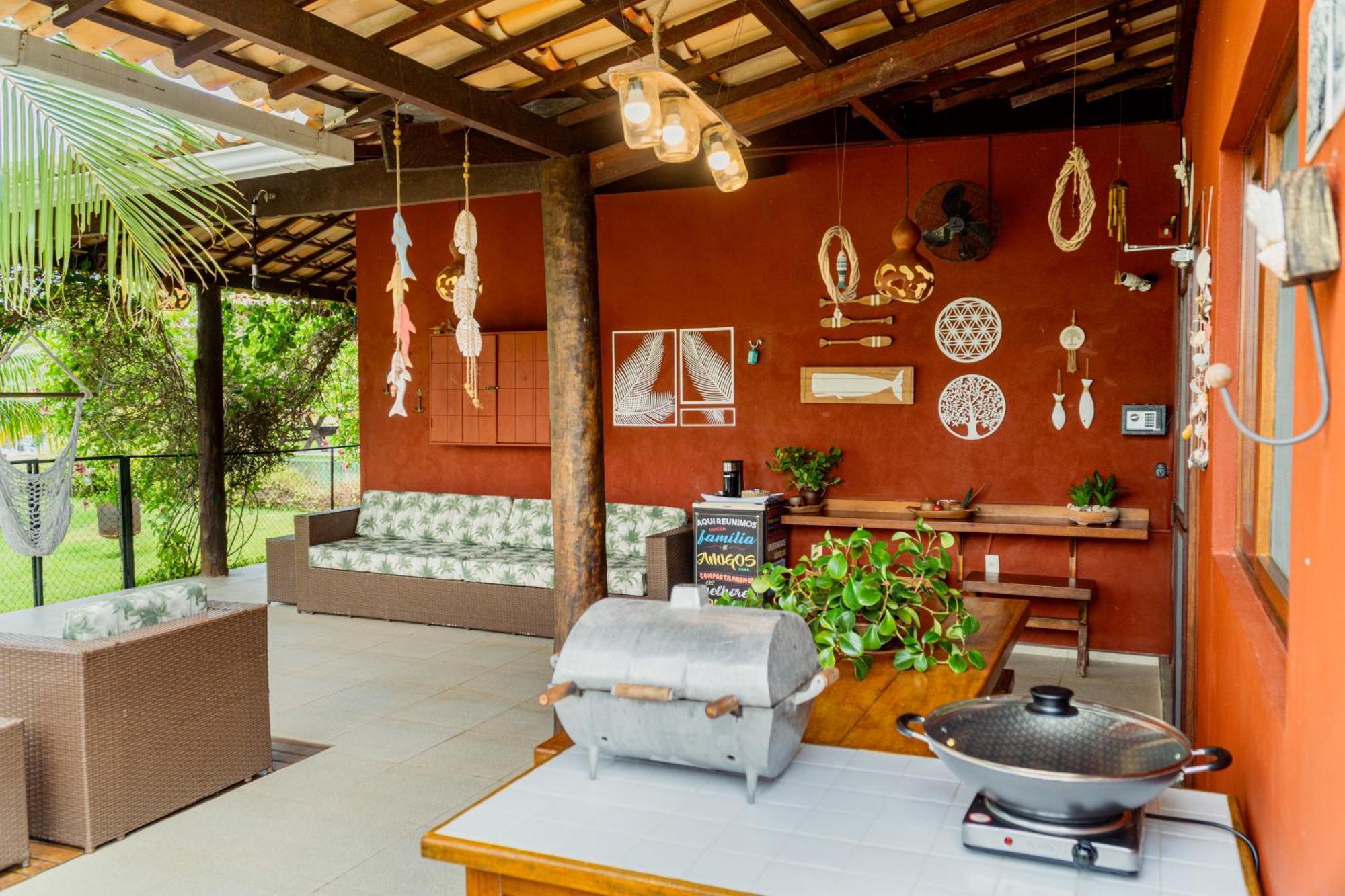 度假居 Casa Em Condominio/ Piscina Churrasqueira Privativas / Frente Ao Mar / Gostoso Rn
